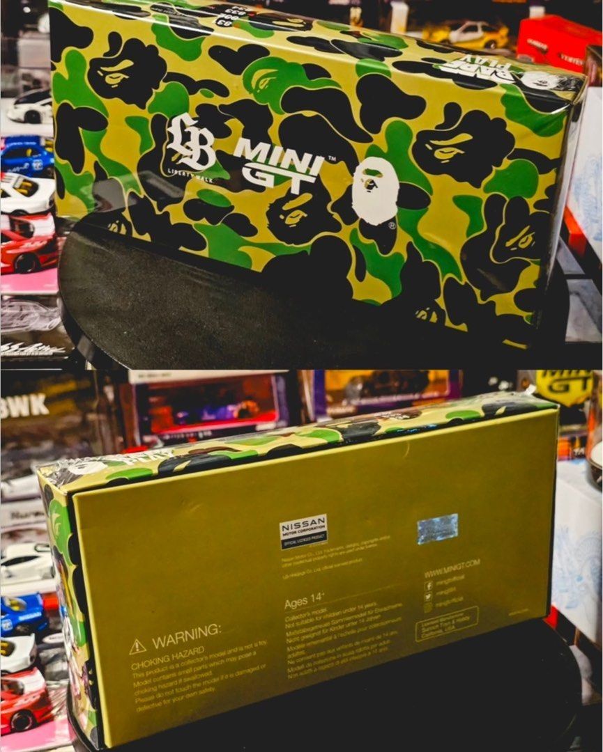 ☆ FERNANDO☆ | BAPE® X LIBERTY WALK® x MINI GT 1/64 NISSAN