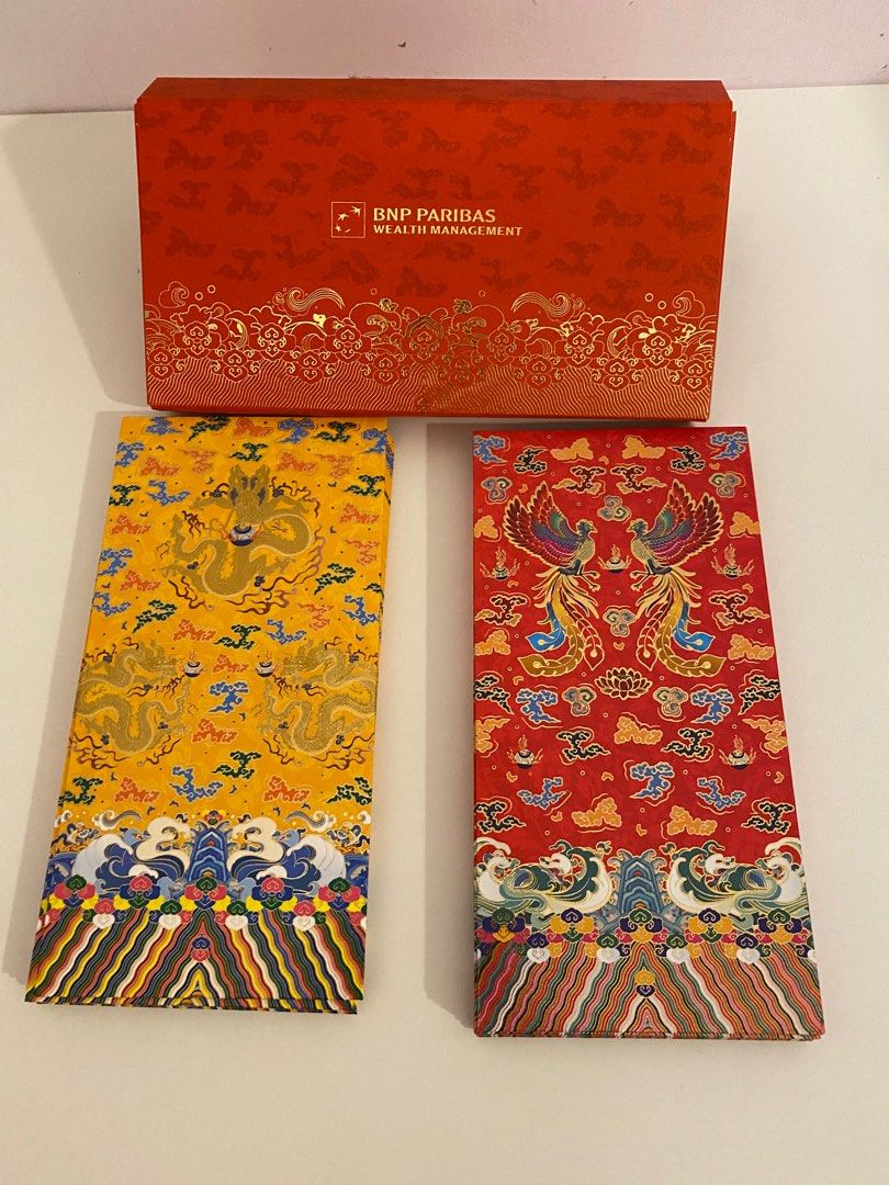 BNP Paribas 法國巴黎銀行2025 精美利是封, 興趣及遊戲, 手作＆自家設計, 文具及工藝- 節日佈置及裝飾- Carousell