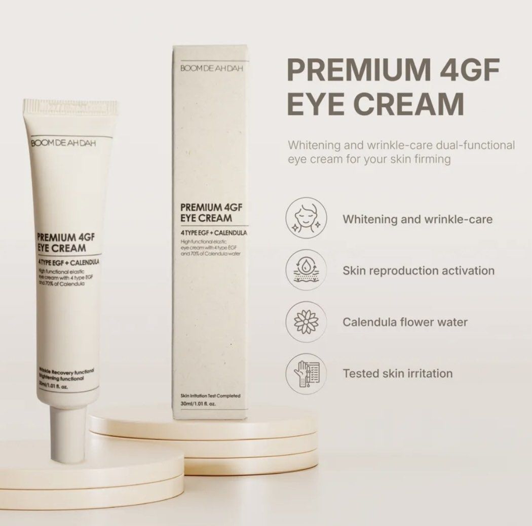 Boom De Ah Dah premium 4gf eye cream, 美容＆個人護理, 健康及美容