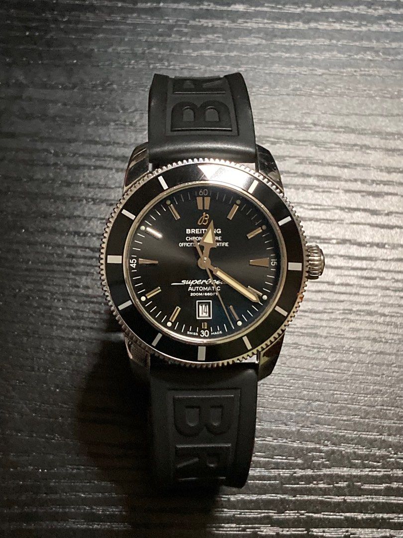Breitling SuperOcean Heritage 46 (Category: Luxury Watches) located in Mandaluyong City. Submitted by plsbuymystufft_t (Listing ID 1277649963, Image 2). Description: Price: Php 170,000 Meet-up in Metro Manila only, preferably commutable via MRT3. .