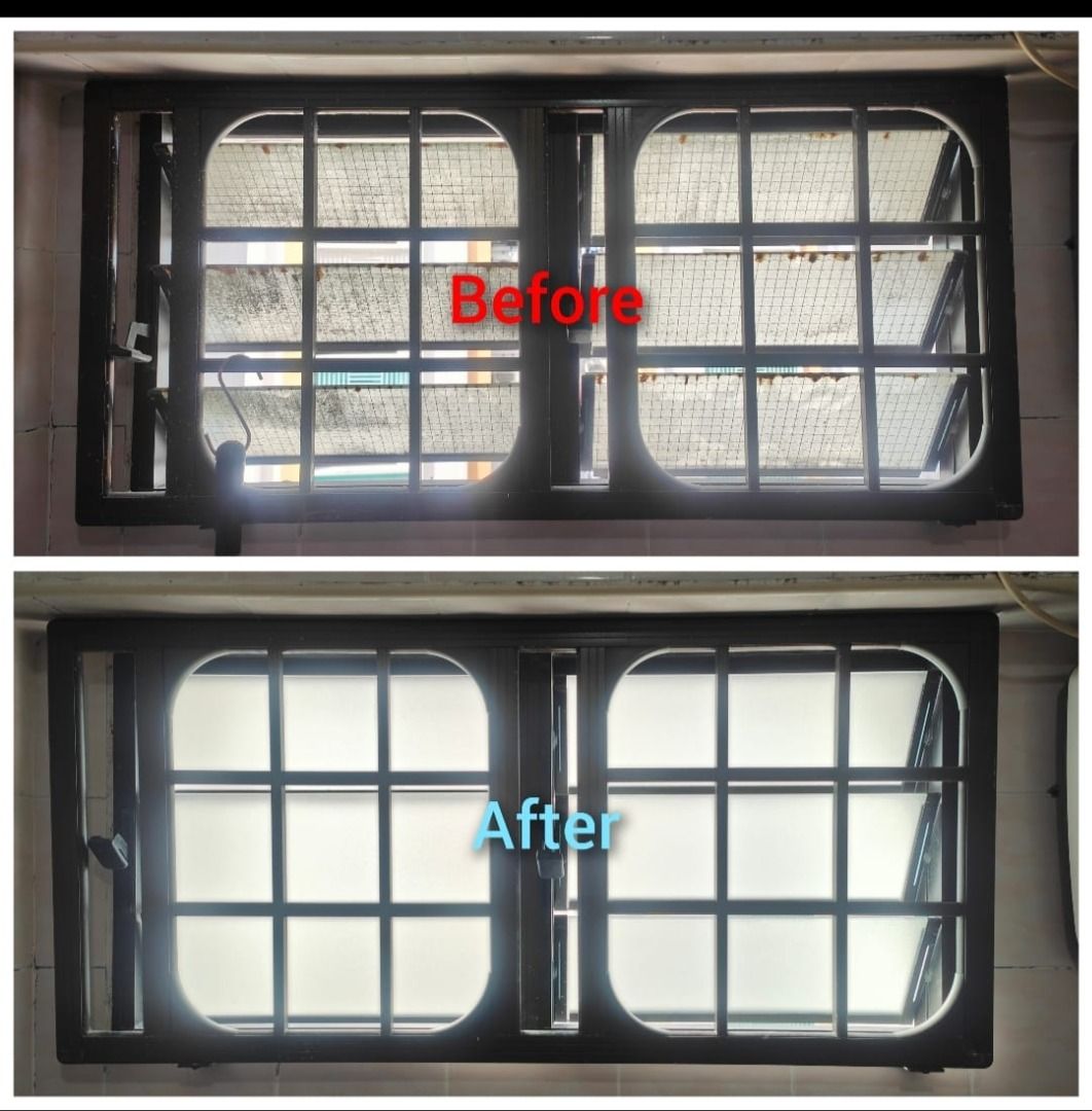 Enhance Your HDB Windows Glass Panels that c/w Privacy Translucent Film ...