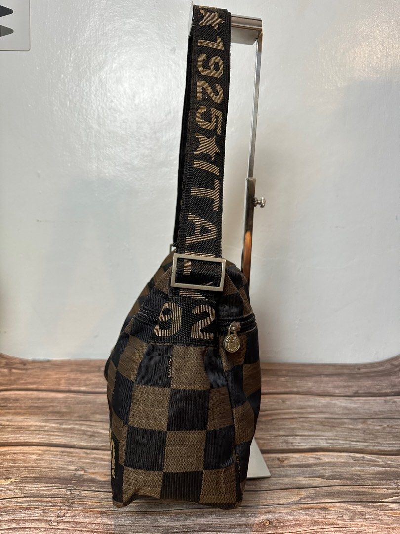Fendi Checker Board Bag (Category: Luxury Bags & Wallets) located in Iba. Submitted by luxurused (Listing ID 1346538579, Image 3). Description: 1925 Crossbody Checker Board Negotiable please self authenticate available unless marked sold/reserved.