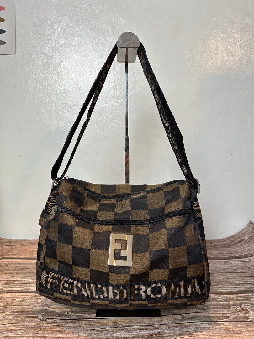 Fendi Checker Board Bag (Category: Luxury Bags & Wallets) located in Iba. Submitted by luxurused (Listing ID 1346538579, Image 1). Description: 1925 Crossbody Checker Board Negotiable please self authenticate available unless marked sold/reserved.
