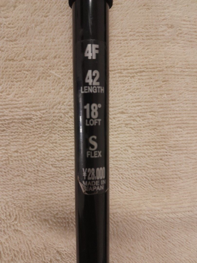 Shalop Super Stainless 25° Wood Regular Graphite Shaft Black Grip Shalop Super Stainless 25° Wood Regular Graphite Shaft Black Grip