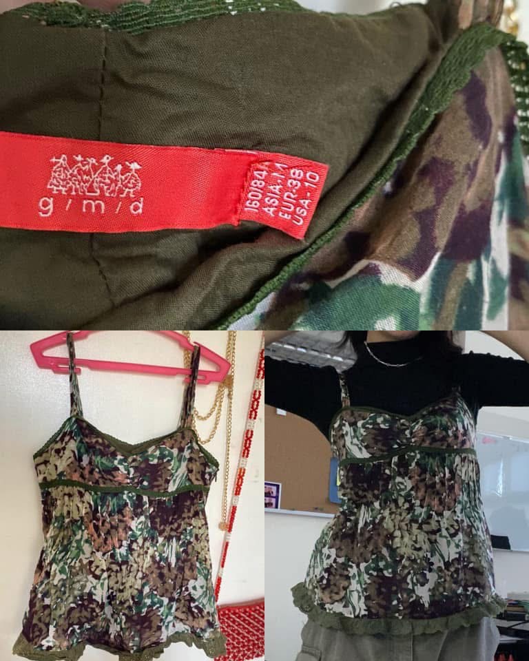 Kelly Green Babydoll Top main image 0