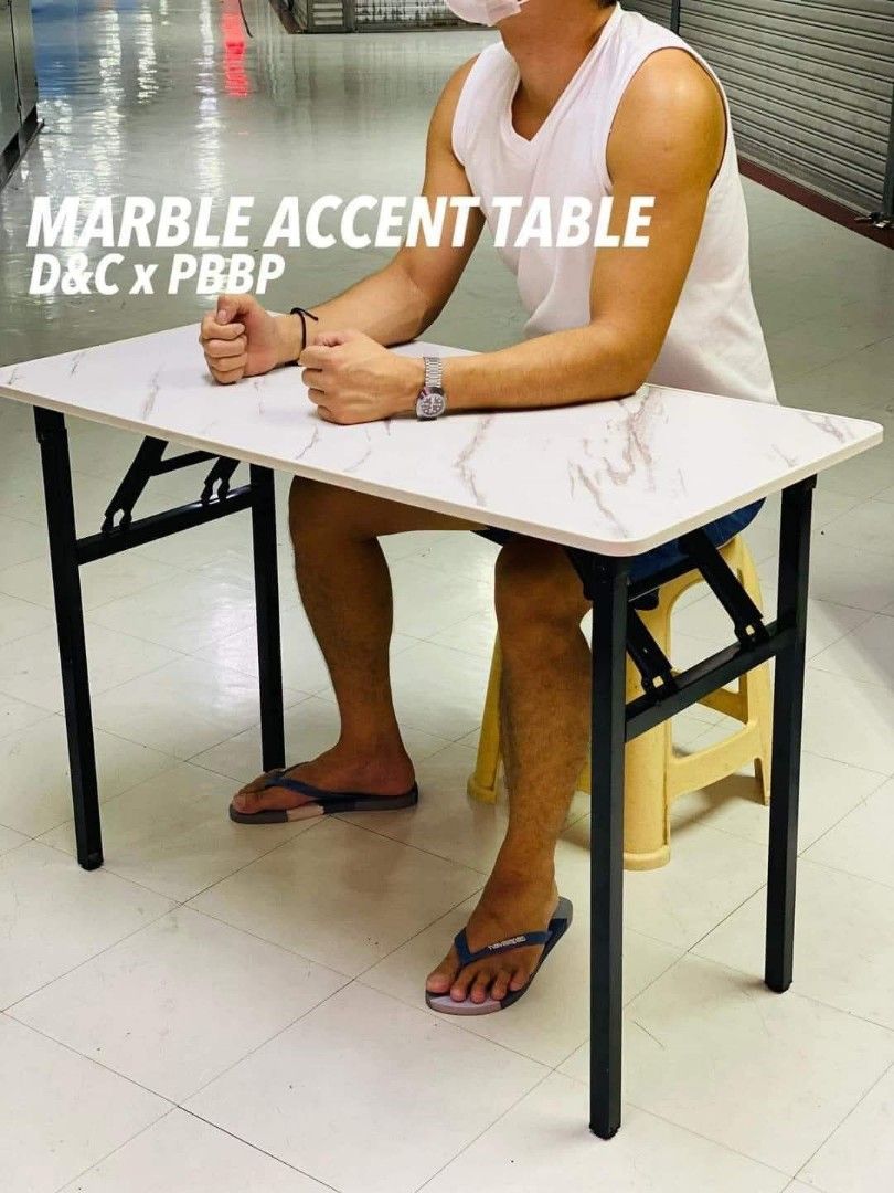 Heavy Duty Folding Table Desktop Table Laptop Table Computer Desk Dining Table (Category: Tables & Sets) located in Caloocan City. Submitted by onlineshoppersph (Listing ID 1346635689, Image 1). Description: Heavy Duty Folding Table Desktop Table Laptop Table Computer Desk Dining Table Sizes Available: 50*100cm Php799 60*100cm Php850 60*120cm Php899 ✅100% Brand New ✅Good Quality Cash On Deliver - Metro Manila - Delivery Fee/Handling Fee shouldere