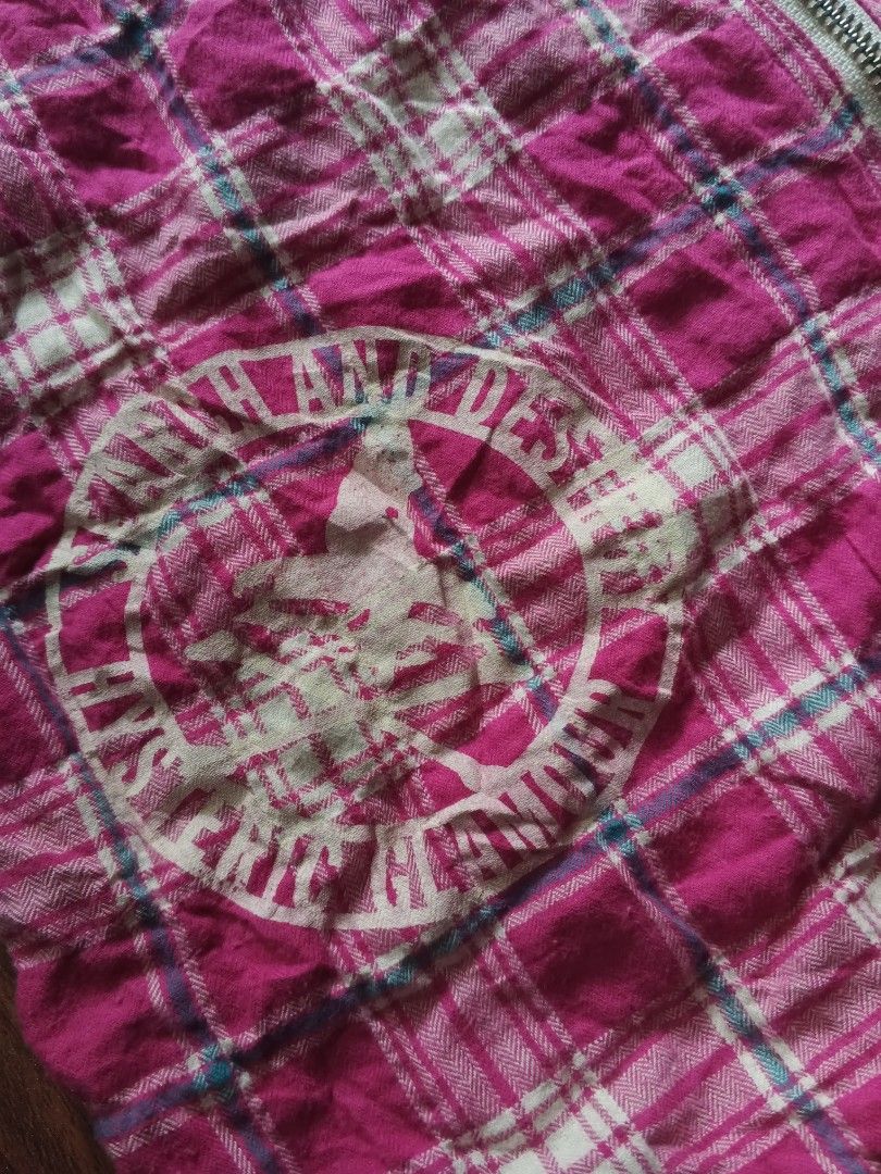 HYSTERIC GLAMOUR SEARCH AND DESTROY JACKET (Category: Luxury Apparel) located in Naga. Submitted by unknwnstreetwear (Listing ID 1346528833, Image 2). Description: No issue very good condition Width-19 inches Length-30 inches Authentic color may vary due to lighting.