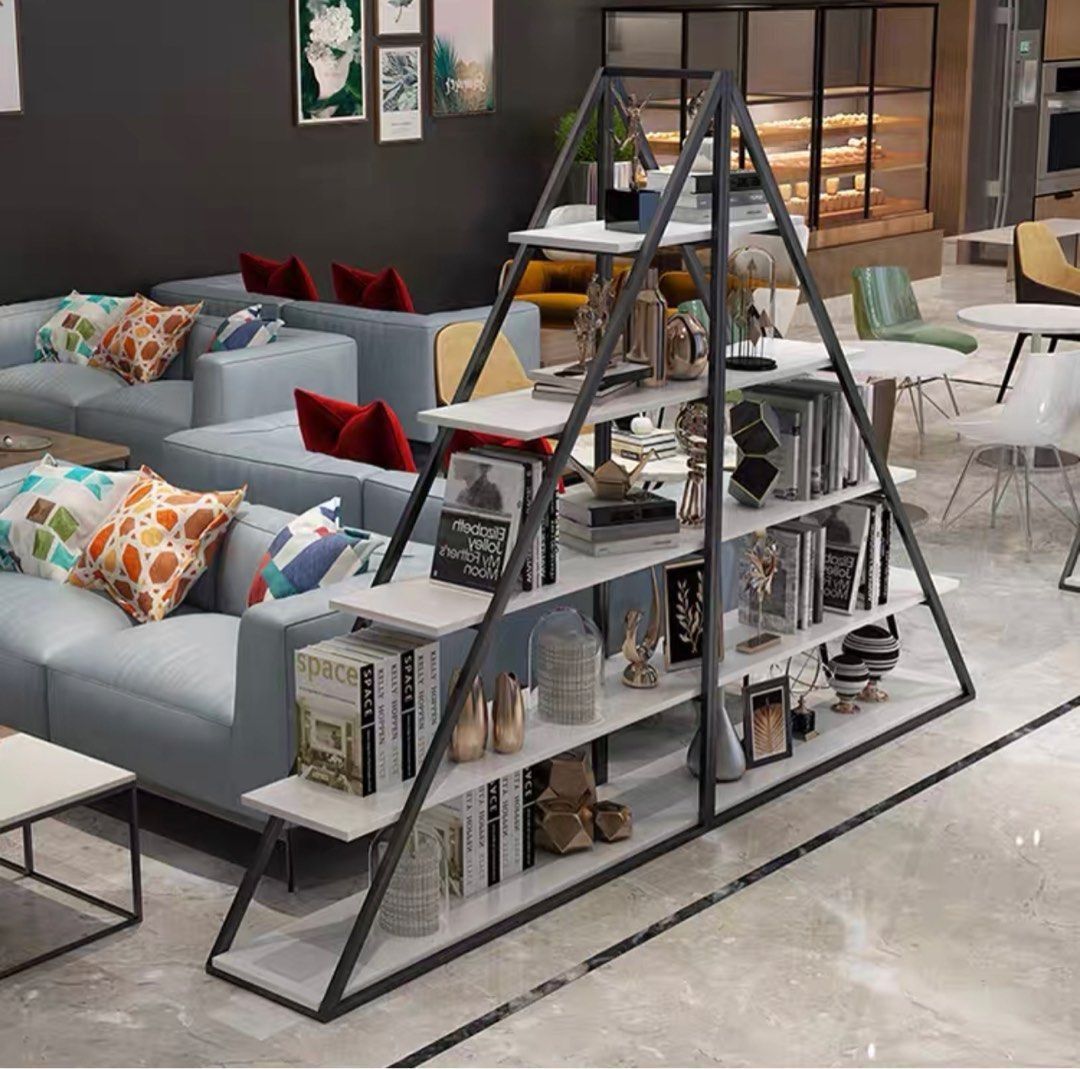 IAMES Modern Triangle Display Shelf, Furniture & Home Living, Furniture ...