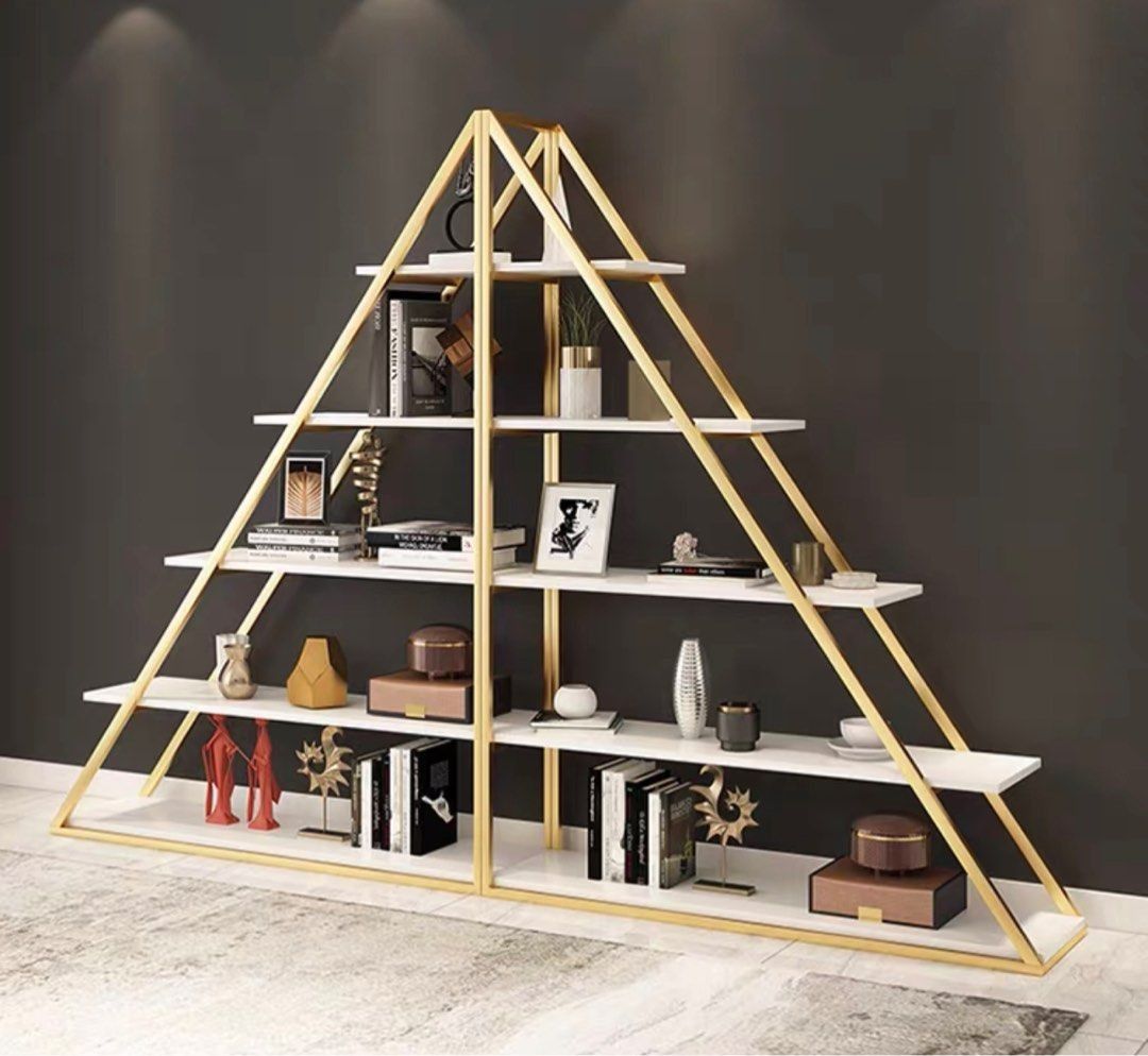 IAMES Modern Triangle Display Shelf, Furniture & Home Living, Furniture ...