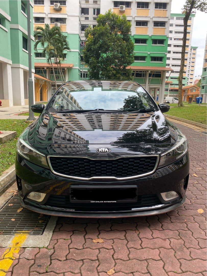 Kia Cerato K3 1.6 L (A) (Category: Used Cars) located in Singapore. Submitted by ztzww (Listing ID 1346524836, Image 1). Description: No dealer thanks! Stock condition, no repairs needed Good for short term drive Recently changed aircon compressor, gasket, valve cover, engine oil sensor Android player installed, can use CarPlay or android auto.