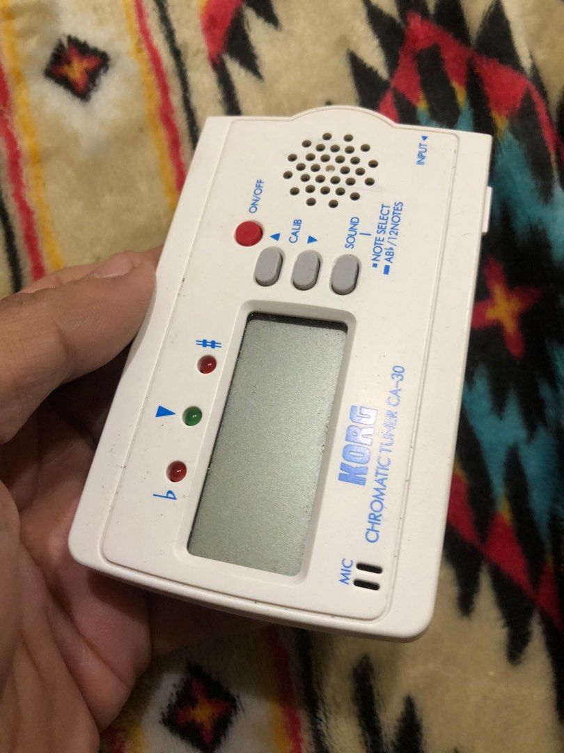 Korg chromatic tuner CA-30 (Category: Musical Instruments) located in Quezon City. Submitted by markgolveo (Listing ID 1346534871, Image 2). Description: Korg chromatic tuner CA-30 Tested working in great working condition One of my personal equipment .