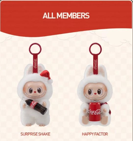 labubu coca cola Happy Factor + Surprise Shake, Hobbies & Toys, Toys &  Games on Carousell