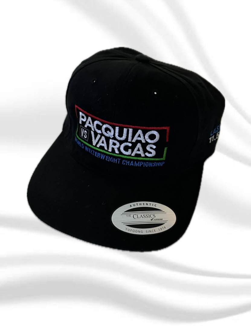 Manny Pacquiao vs Vargas Fight Souvenir Cap Men #39 s Fashion Watches