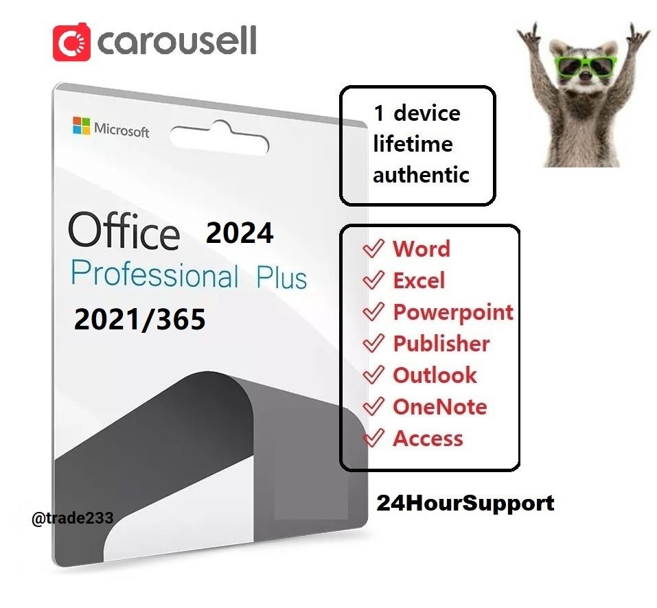 Microsoft office 2021 pro plus 1pc lifetime on Carousell