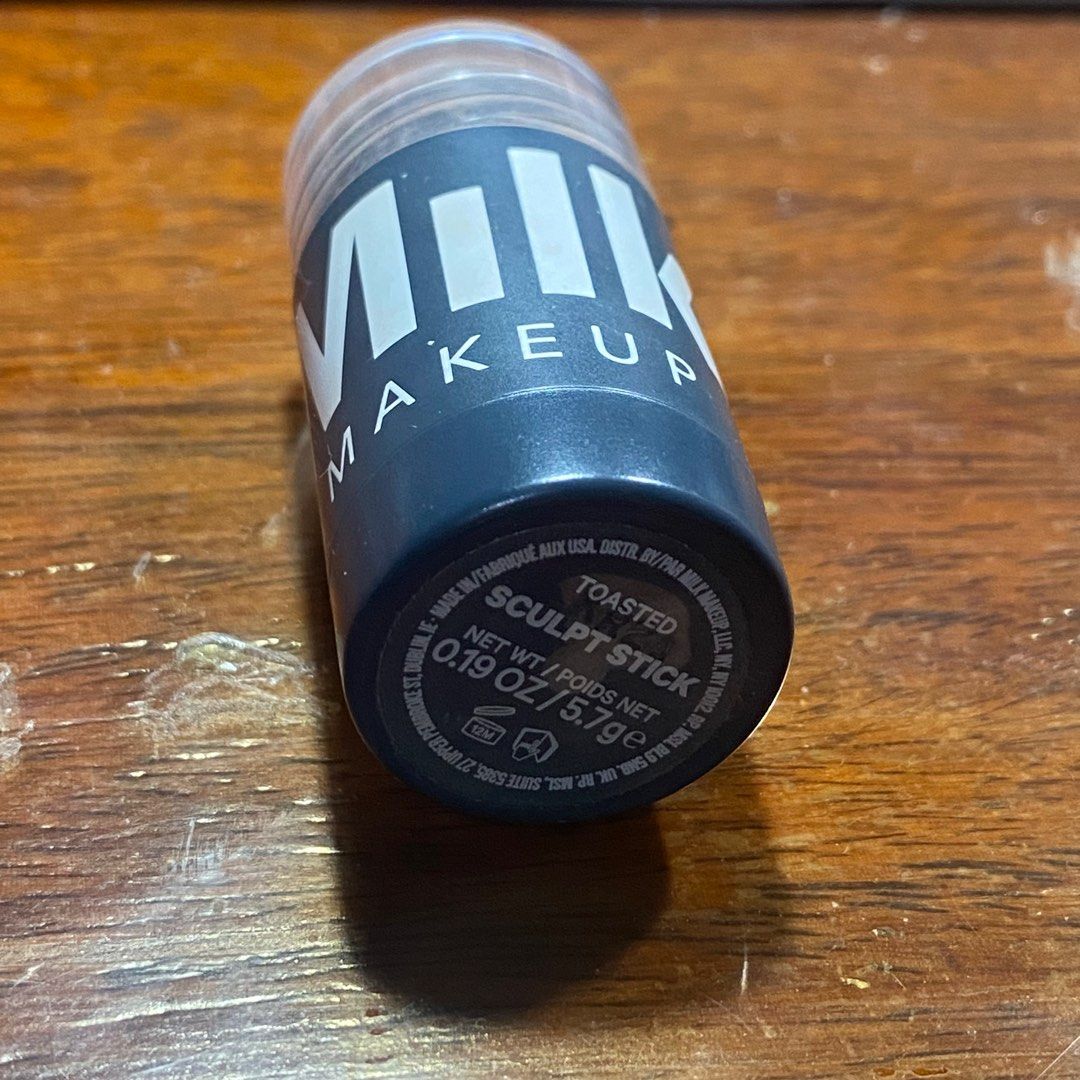 MILK MAKEUP Sculpt Cream Contour Stick (Category: Makeup) located in Manila. Submitted by la.mujer (Listing ID 1346656552, Image 3). Description: MILK MAKEUP Sculpt Cream Contour Stick Color: Toasted - fair to light Size 0.19 oz / 5.7 g Just got smudged on top because it overflowed in the cap Bought for 1400+ ($24).