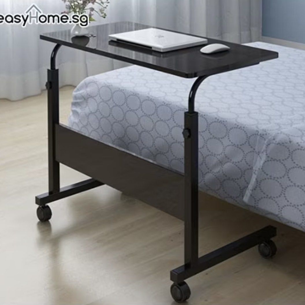 Moving Table | Table With Rollers | Table By The Bed | Small Adjustable ...