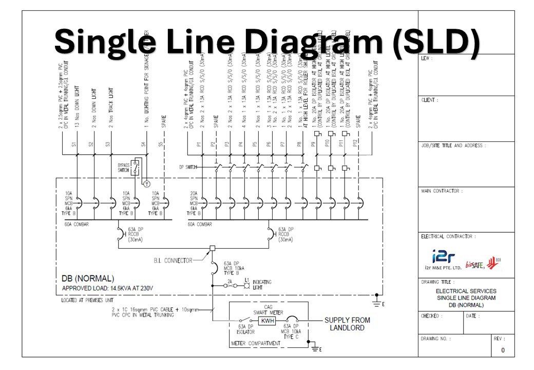 Single line diagram, SLD, electrical, drawing , commercial, industrial , electrical lighting lay out plan62863114517890114