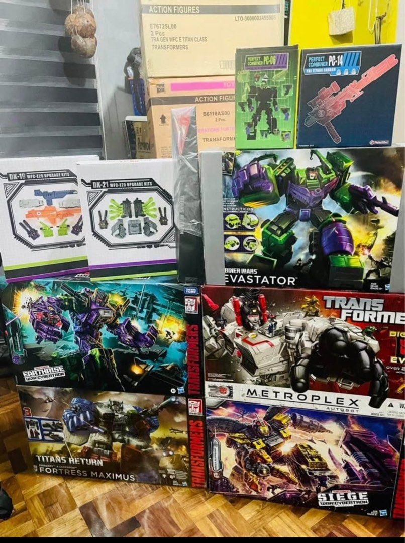 Transformers Titan Class Metroplex and Fortress Maximus (Category: Action & Battle Toys) located in Quezon City. Submitted by yamamoto1977 (Listing ID 1346513650, Image 1). Description: Devastator- SOLD Scorponok- SOLD Omega Supreme MISB with Deluxe Class- SOLD Metroplex BIB with Deluxe Six Gun MISB- 23,000 Fortress Maximus BIBwith Master Sword, and Deluxe COG MISB- 25,000 Location: Fairview Quezon City Shipping: Lalamove or LBC Pick up: Toy Hyve