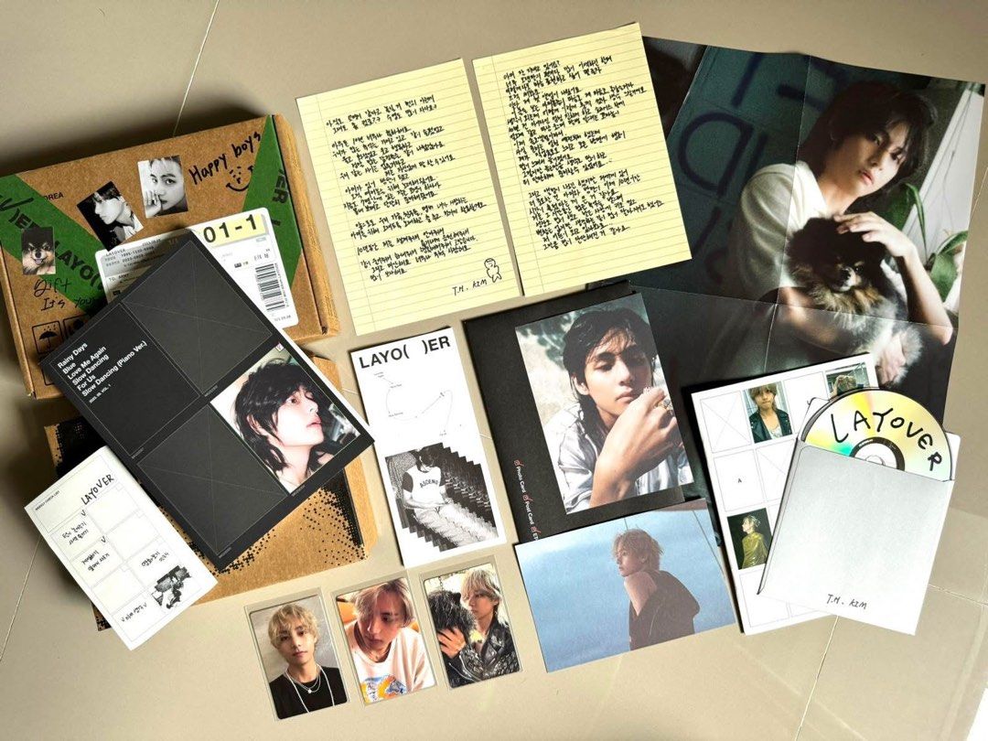 V Layover Album Green Version - Unsealed (Category: CDs & DVDs) located in Las Pinas. Submitted by oyiesison (Listing ID 1346579849, Image 1). Description: Layover (Green Version) - Unsealed Price: P600 Condition: Mhie sobrang ganda pa nito walang kadumi dumi huhu like new and smells new! Complete official inclusions with 3 PCs from Layover pulls.