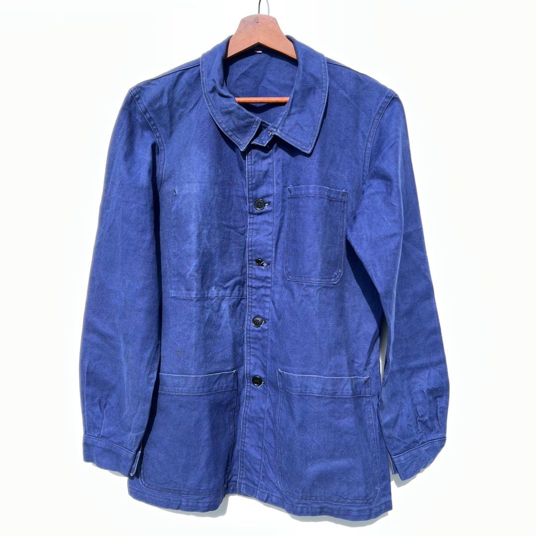Pantalon Lafont M Bleu Workwear Français - Style Charpentier - Neuf Avec Petits Défauts