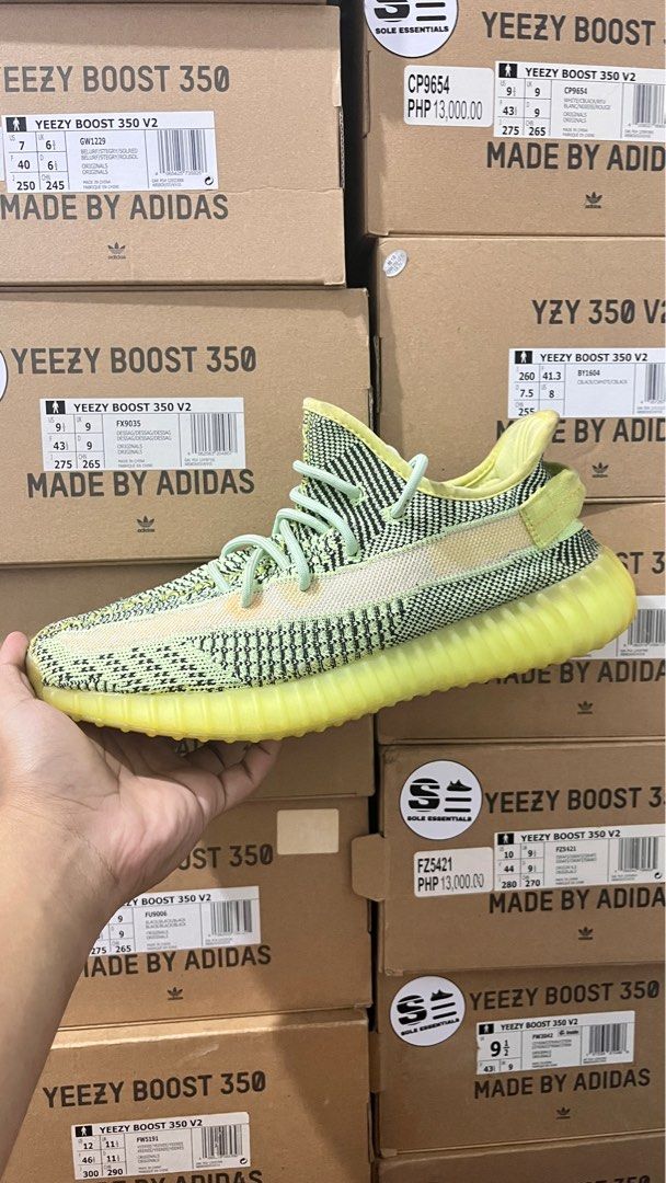 YEEZY 350 YEEZREEL 9.5 (Category: Sneakers) located in Manila. Submitted by sole.essentials_ph (Listing ID 1346598352, Image 1). Description: YEEZY 350 YEEZREEL SIZE 9.5 With boxUSED 6,500 only.