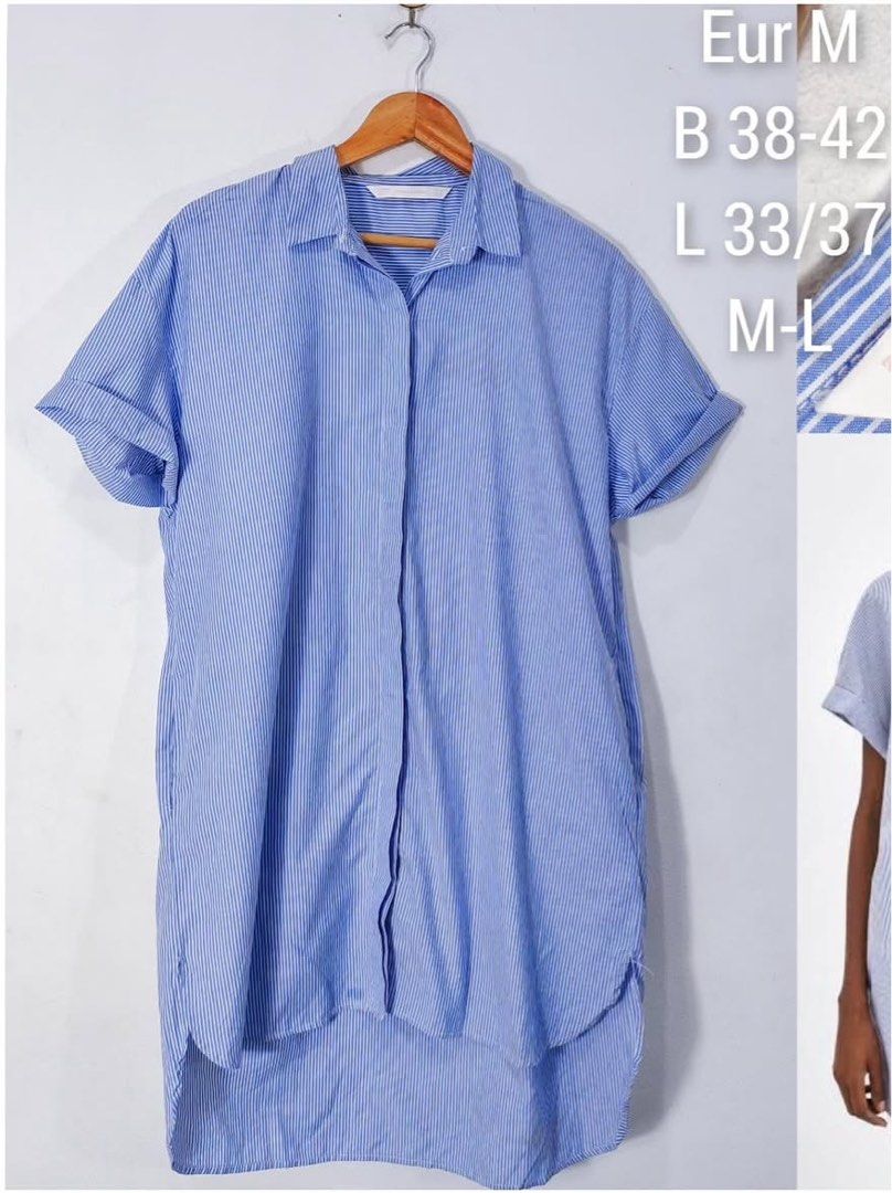 Zara Dress (Category: Dresses) located in Pasig City. Submitted by heydeclutterist2nd (Listing ID 1346569135, Image 1). Description: Cotton Material Best Fit Large-Xl Size Medium on tag Rfs: not my size.