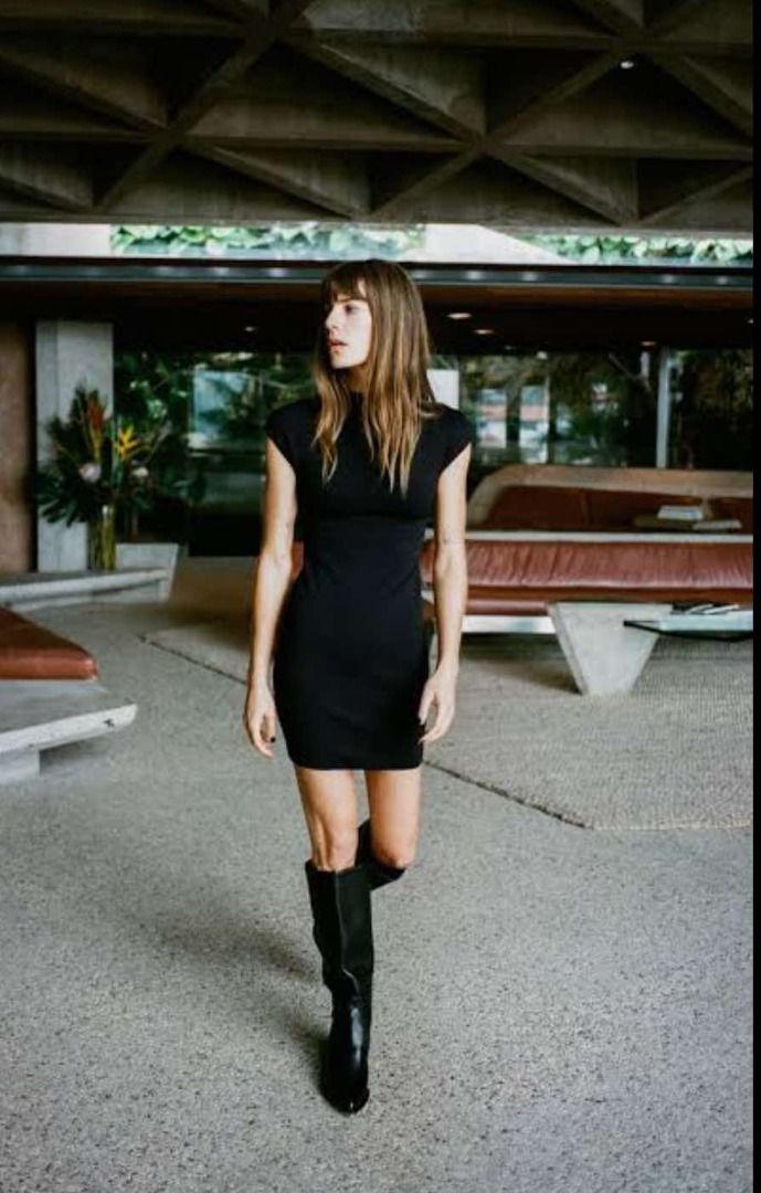 Zara Knit Dress (Black) (Category: Dresses) located in Makati City. Submitted by mishax (Listing ID 1346605549, Image 2). Description: - Shipping fee covered by the buyer. Strictly no return policy. Please check photo for the accurate measurement of the clothing. - Can fit to m-l frame. 💵 PAYMENT 💵 ~ GCash only ~ No cash on delivery 📦 SHIPPING 📦 ~ GogoXpress (nationwide) ~ Grab/Lalamove (Metro Manila only) .