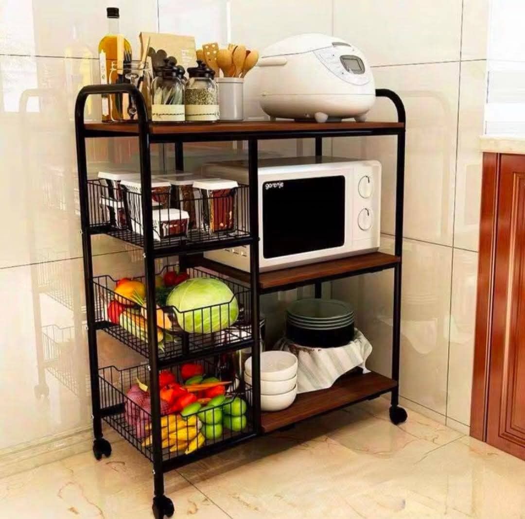3 Tier Multifunctional Kitchen Rack Microwave Oven Stand 3 Layer Kitchen Rack Organizer (Category: Shelves, Cabinets & Racks) located in Caloocan City. Submitted by onlineshoppersph (Listing ID 1346733325, Image 2). Description: ✅100% Brand New ✅Good Quality Cash On Deliver - Metro Manila - Delivery Fee/Handling Fee shouldered by BUYERS - DF/HF depends on BUYERS Location Thank You.