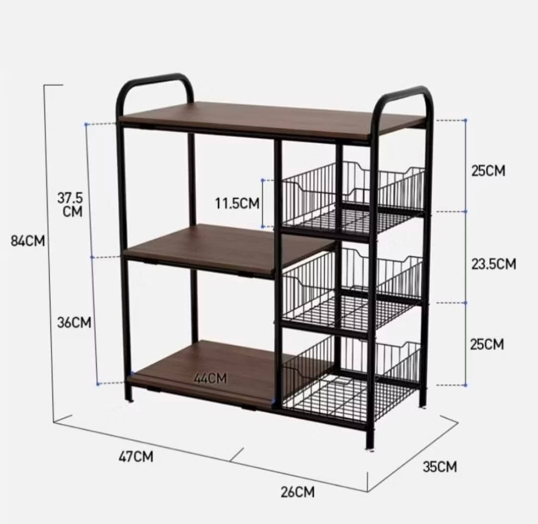 3 Tier Multifunctional Kitchen Rack Microwave Oven Stand 3 Layer Kitchen Rack Organizer (Category: Shelves, Cabinets & Racks) located in Caloocan City. Submitted by onlineshoppersph (Listing ID 1346733325, Image 3). Description: ✅100% Brand New ✅Good Quality Cash On Deliver - Metro Manila - Delivery Fee/Handling Fee shouldered by BUYERS - DF/HF depends on BUYERS Location Thank You.