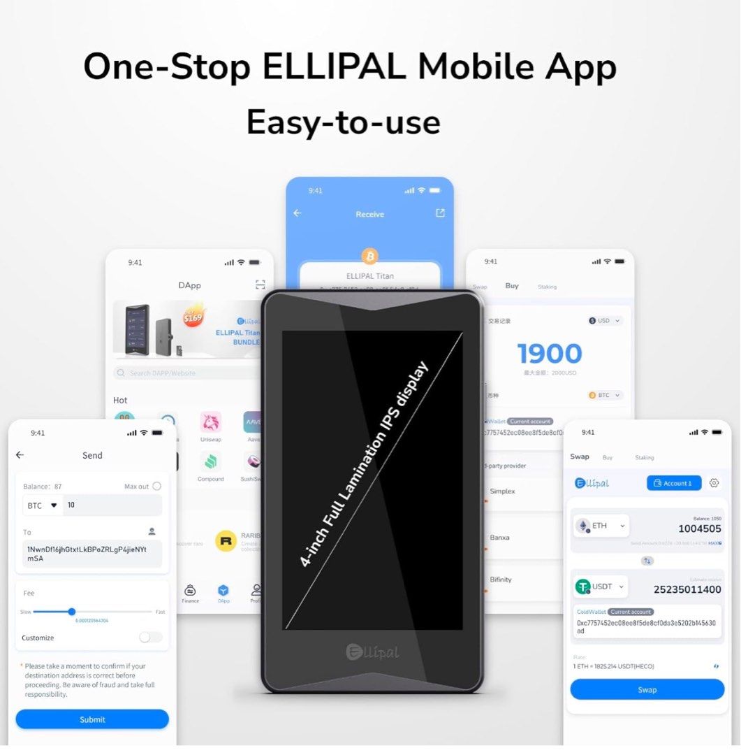搬倉清貨價～(全新) ELLIPAL Titan 2.0 加密貨幣冷錢包～Crypto Cold Wallet, Hardware Wallet,  電腦＆科技, 商務用科技產品- Carousell
