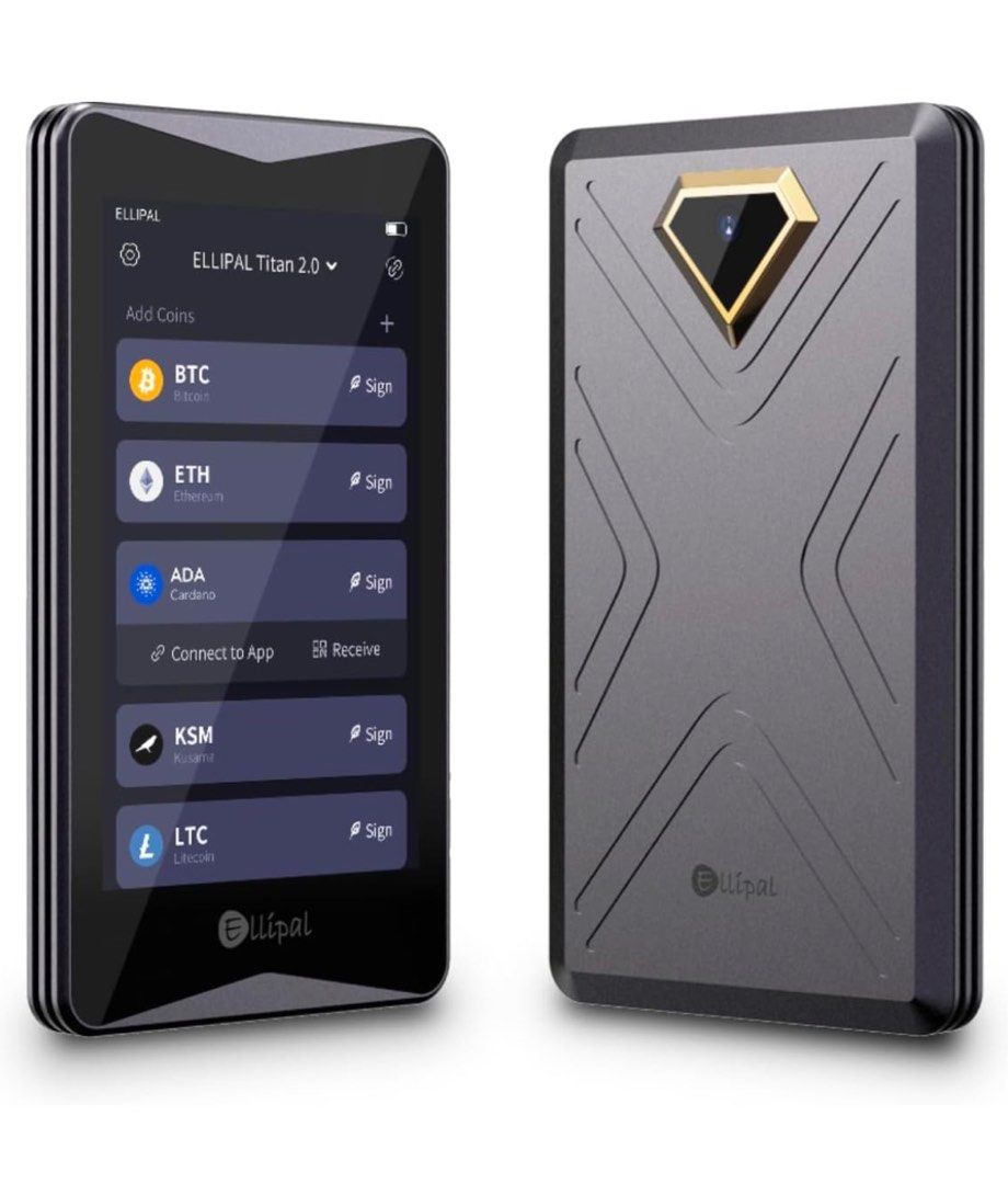 搬倉清貨價～(全新) ELLIPAL Titan 2.0 加密貨幣冷錢包～Crypto Cold Wallet, Hardware Wallet,  電腦＆科技, 商務用科技產品- Carousell