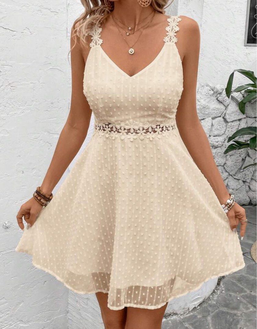 Apricot embroidery backless cami dress (Category: Dresses) located in Quezon City. Submitted by cozykath (Listing ID 1346721284, Image 3). Description: .
