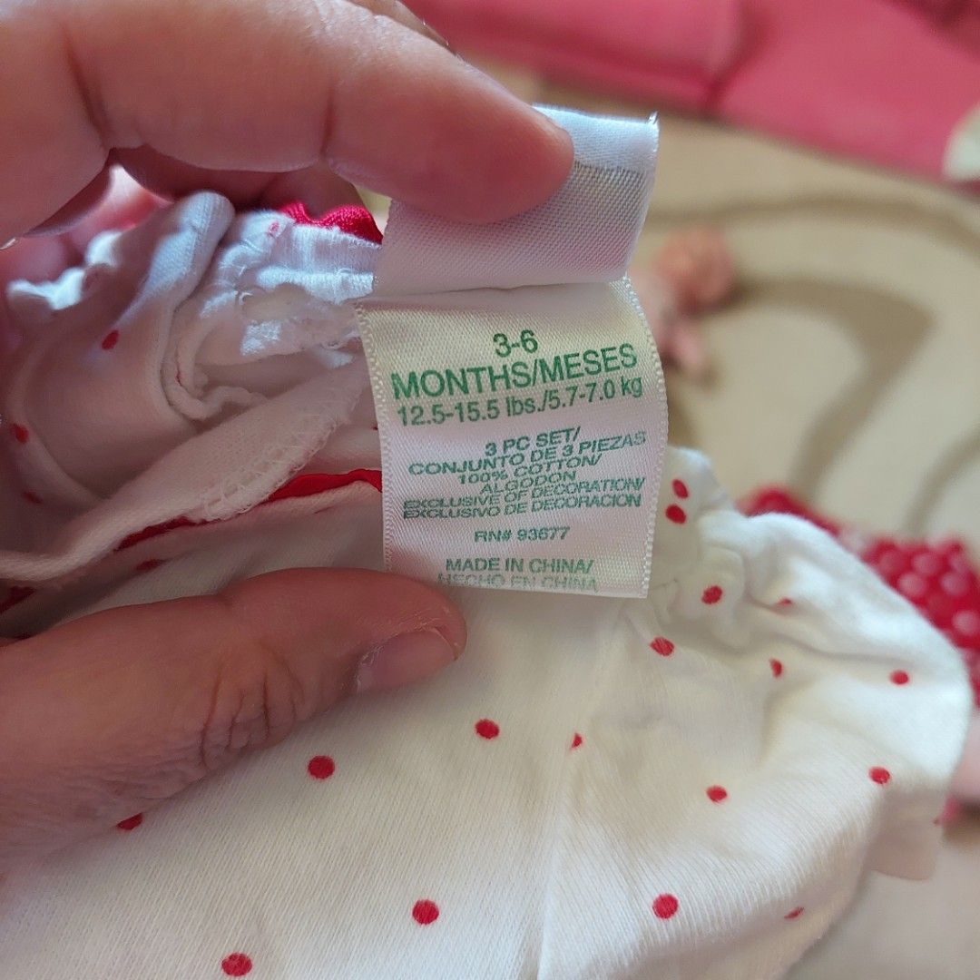 Baby Terno 3 to 6 months (Category: Babies & Kids Fashion) located in Subic. Submitted by gabbisaur (Listing ID 1346685860, Image 2). Description: .