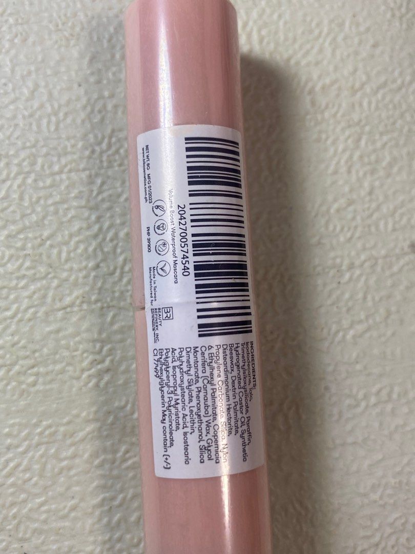 BRAND NEW blk mascara volume boost waterproof mascara (Category: Makeup) located in Pasig City. Submitted by koosgold (Listing ID 1346815713, Image 2). Description: brand new sealed srp 399 selling for 180 rfs have too many mascaras .