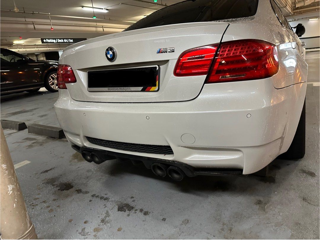 BMW E92 M3 Competition Package E92 M3 Auto (Category: Used Cars) located in Singapore. Submitted by psikha (Listing ID 1346774999, Image 3). Description: BE Rod Bearings replaced (with reciept) Akrapovic Exhaust (with LTA cert) APracing pro5000 355mm (6pot front 4pot rear) Reupholstered Interior.