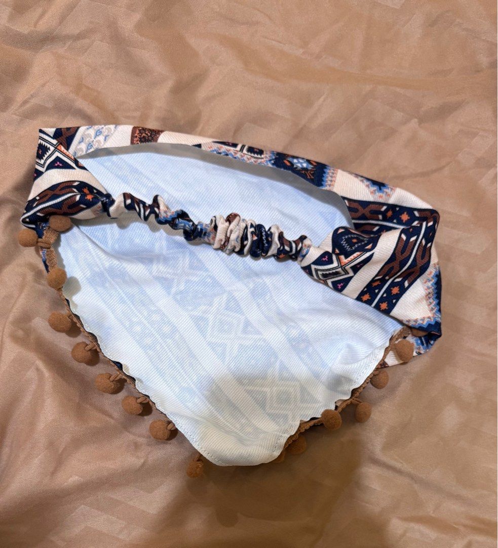 Brown Aztech hair bandana (Category: Hair Accessories) located in Quezon City. Submitted by jennyyy00 (Listing ID 1346750991, Image 3). Description: .