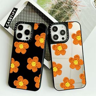 Phone casetify Crochet Flowers - Orange Case Iphone 12 Pro Cases