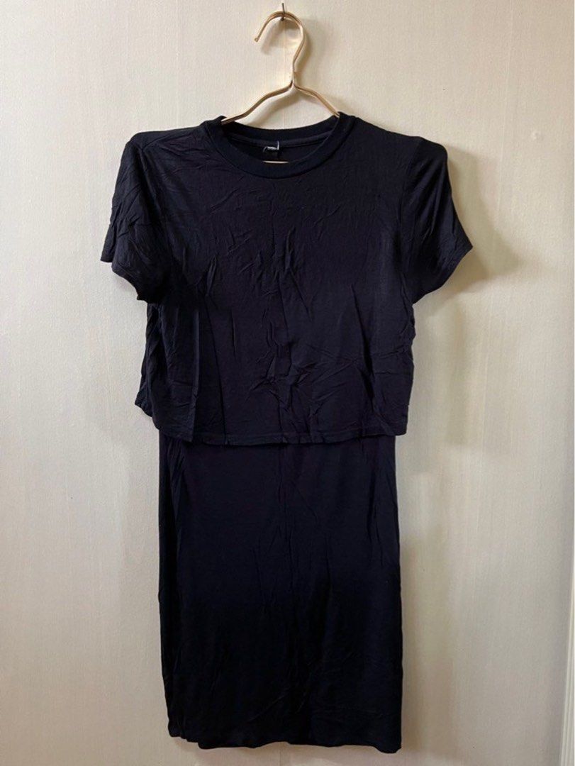 Cotton on plain black dress with back cape (Category: Dresses) located in Pasig City. Submitted by YouNeed2BuyDis (Listing ID 1346801736, Image 1). Description: No flaws; tag removed it was peeping through the back slit. Super nice and simple dress Fits xs to s Payment methods: GCash, BPI Delivery Options: J&T, Lalamove or Grab ***Deliveries will be done during weekends Only*** LAST PRICE POSTED. Rfs too much clothes Helping Tags: Mango Zara Pull