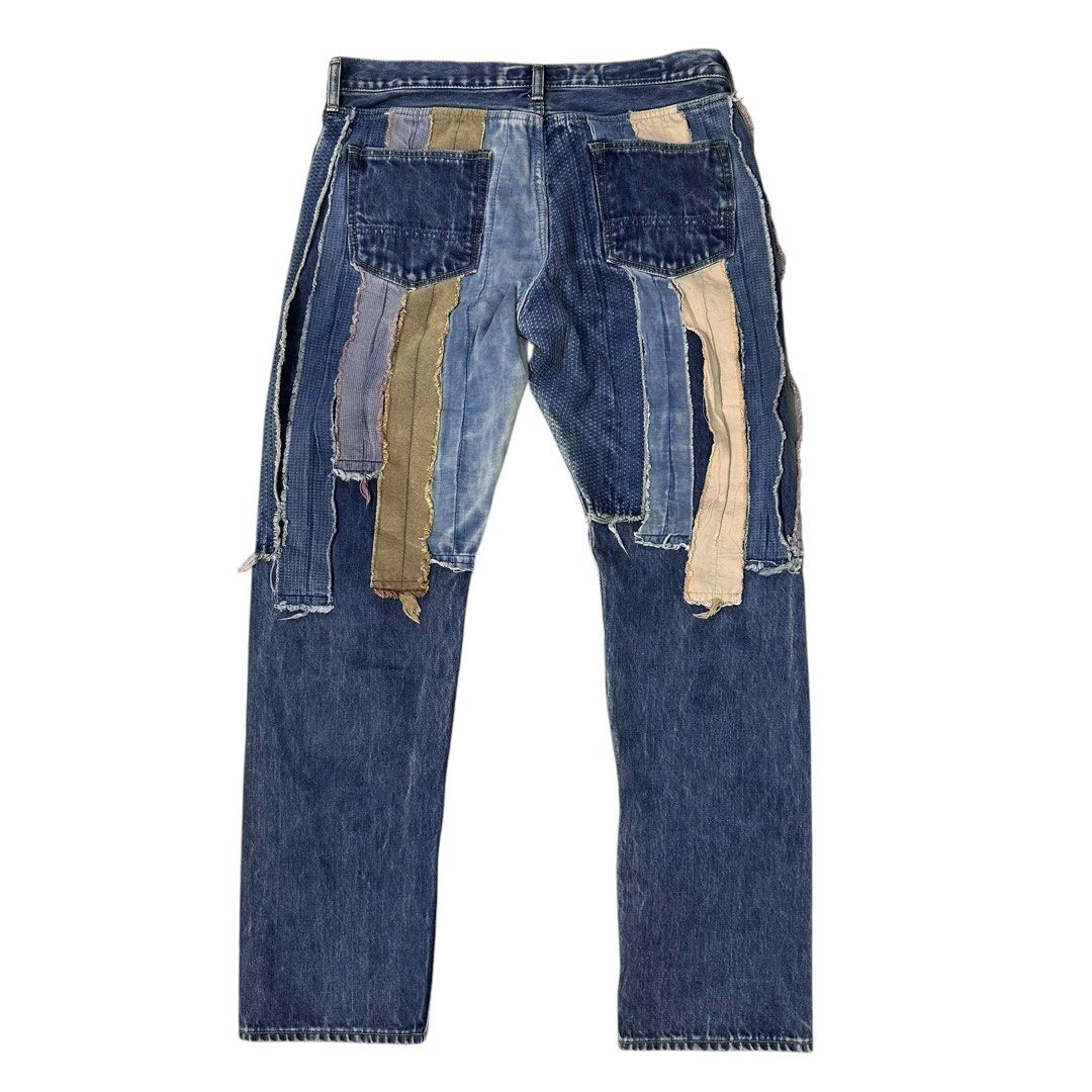 FDMTL | Strip Patch Slimfit Selvedge Jeans (Category: Jeans) located in Lapu Lapu. Submitted by nervecloset (Listing ID 1346824912, Image 2). Description: FDMTL | Strip Patch Slimfit Selvedge Jeans Made in Japan size 34 on tag Fits 35-36 Actual measurements shown in photos Very good condition 6650 + sf.