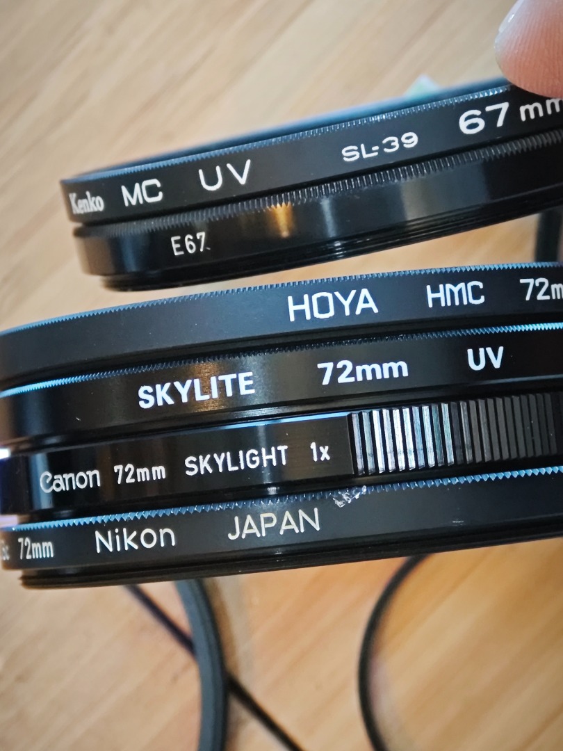 Filter 13塊 Leica Canon Nikon B+W Hoya Rollei 49mm 52mm 67mm 72mm 77mm ...