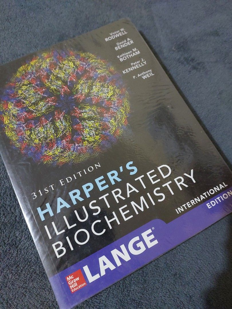 Harper's Illustrated Biochemistry 31st edition (Category: Textbooks) located in Dasmarinas. Submitted by sourpats (Listing ID 1346811592, Image 1). Description: No highlights rfs: di na ginagamit, 3rd year med na po ako Note: - Gcash first before I ship the parcel -Send SC of gcash receipt -Once sent, ill be reserving the item na po -No takebacks pag na reserve na po - Legit seller, I can provide ID Card - Buyer shoulders the SF - 30 php off SF f