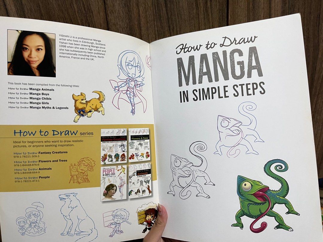 How to Draw Manga in Simple Steps by Yishan Li Book, Hobbies & Toys ...