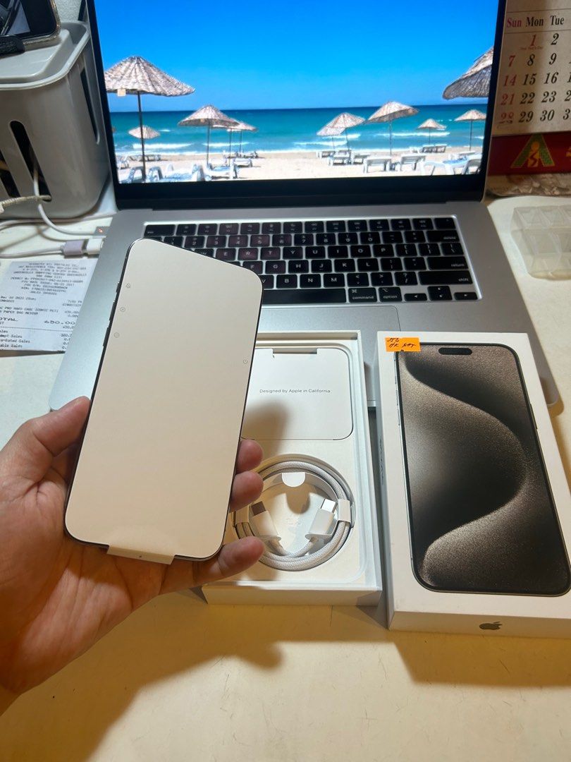 IPHONE 15 PRO MAX 256 gb 2nd hand HK dual (Category: iPhone 15 Series) located in Manila. Submitted by reggiepinlac (Listing ID 1346729162, Image 3). Description: FOR SALE! IPHONE 15 PRO MAX 256 gb 2nd hand Natural color HK Dual sim No issues. Makinis. 🙂 Personal use 🙂 With casing & tempered glass since Day 01. .