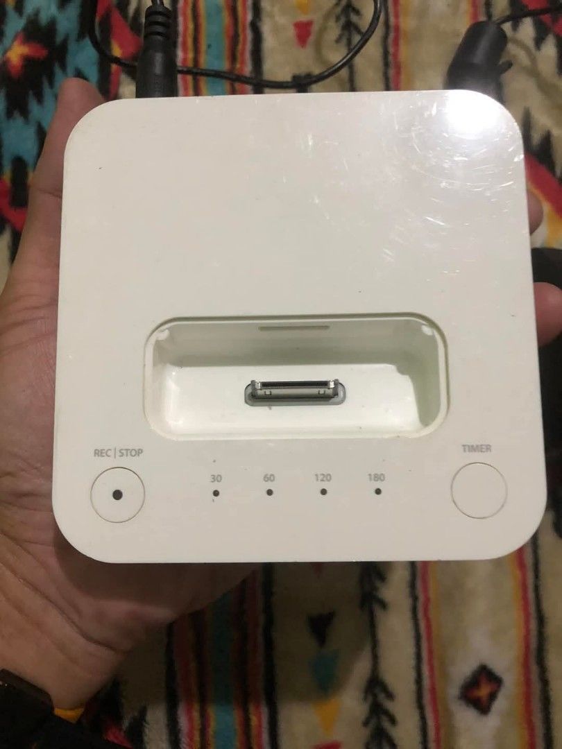ipod dock video transfer cradle (Category: Chargers & Cables) located in Quezon City. Submitted by markgolveo (Listing ID 1346831542, Image 3). Description: FS: Icube : Irec - ipod dock video transfer cradle.