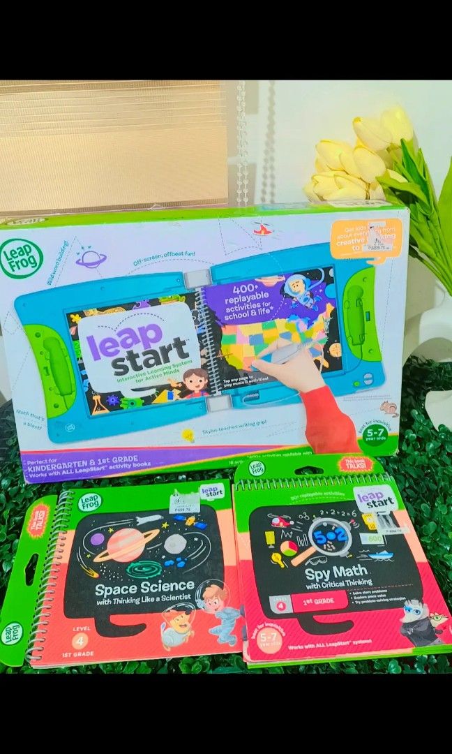 Leapfrog Leapstart Brandnew with 2 books (Category: Educational & Learning Toys) located in Quezon City. Submitted by mhoniqvela04 (Listing ID 1346843415, Image 1). Description: Guaranteed Original💯 Mall Pullout✅ Complete Set✅ Working✅ Actual Pic Posted✅.