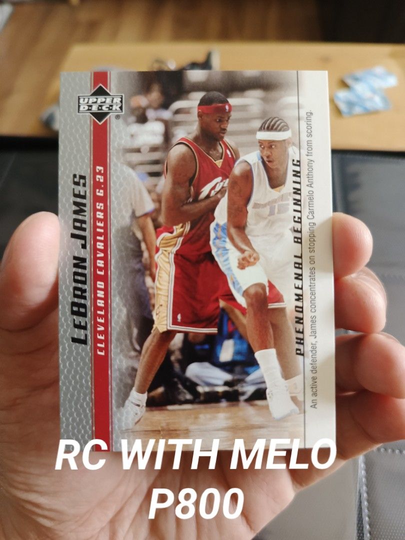 Lebron James NBA rookie card (Category: Raw Singles) located in Paranaque City. Submitted by ginorr (Listing ID 1346819087, Image 1). Description: LBJ card sale! Price on picture With sleeves and toploader JnT LBC Lalamove Gcash or Bank transfer Paranaque location.