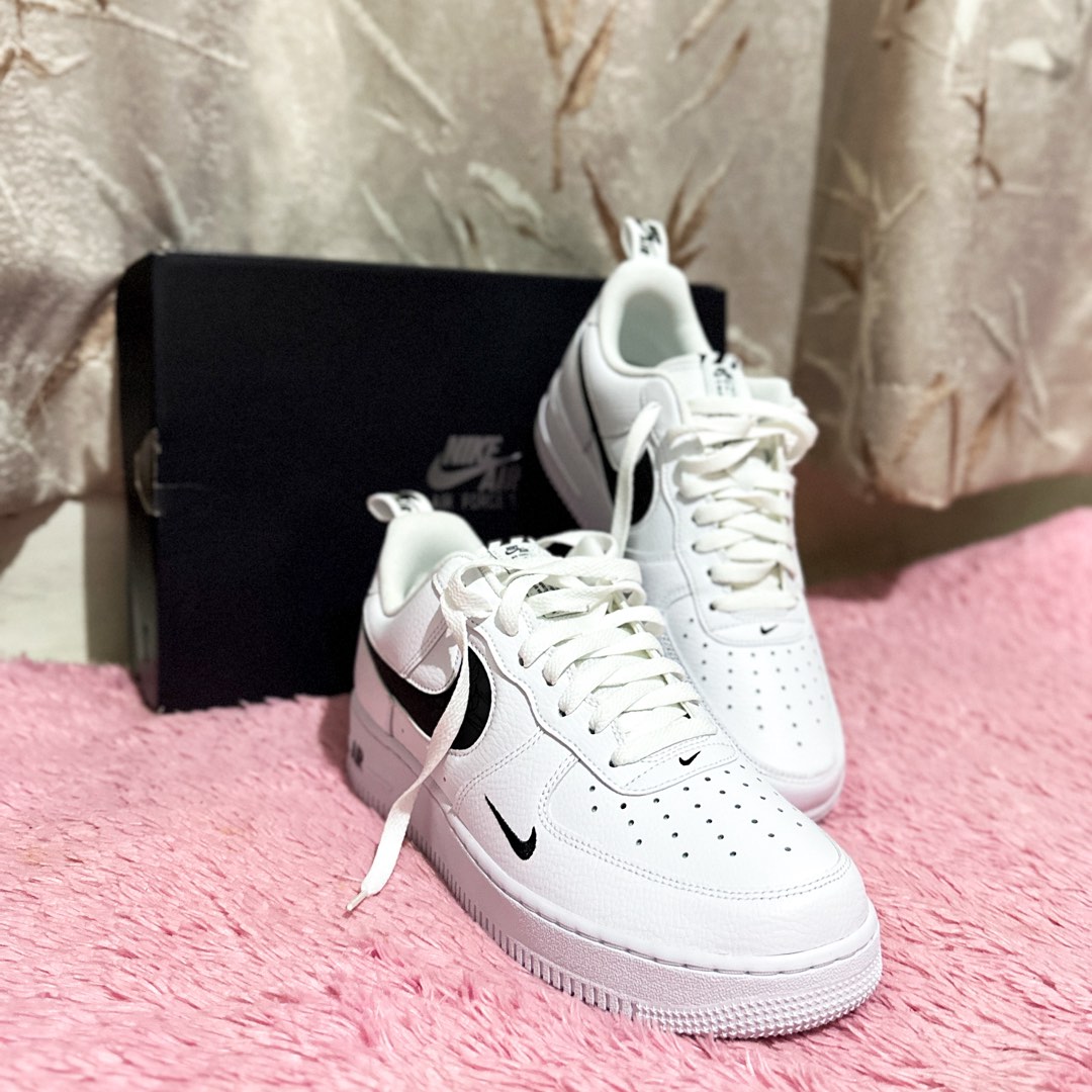 air force 1 reflective swoosh white