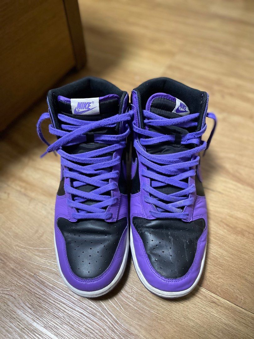 Nike Dunk High - “Psychic Purple” (Category: Sneakers) located in Pasig City. Submitted by randomclothes_ (Listing ID 1346813876, Image 2). Description: Nike Dunk High - “Psychic Purple” MOP: Gcash 12 US.