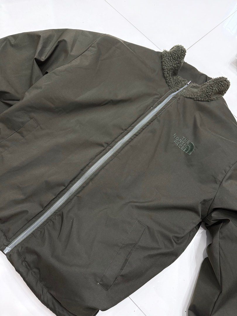 NORTH FACE WINTER PUFFER JACKET TEDDY REVERSIBLE (Category: Coats, Jackets and Outerwear) located in Atimonan. Submitted by carlaaguila10 (Listing ID 1346673039, Image 2). Description: L- 26.5 inches W- 23.5 inches I bought this in vietnam during our trip Used only once No flaws but still manage expectations This is not the OG but good quality jacket Thick and comfy Reversible LBC ONLY COURIER, this is the only courier avail in our town LBC ONLY.