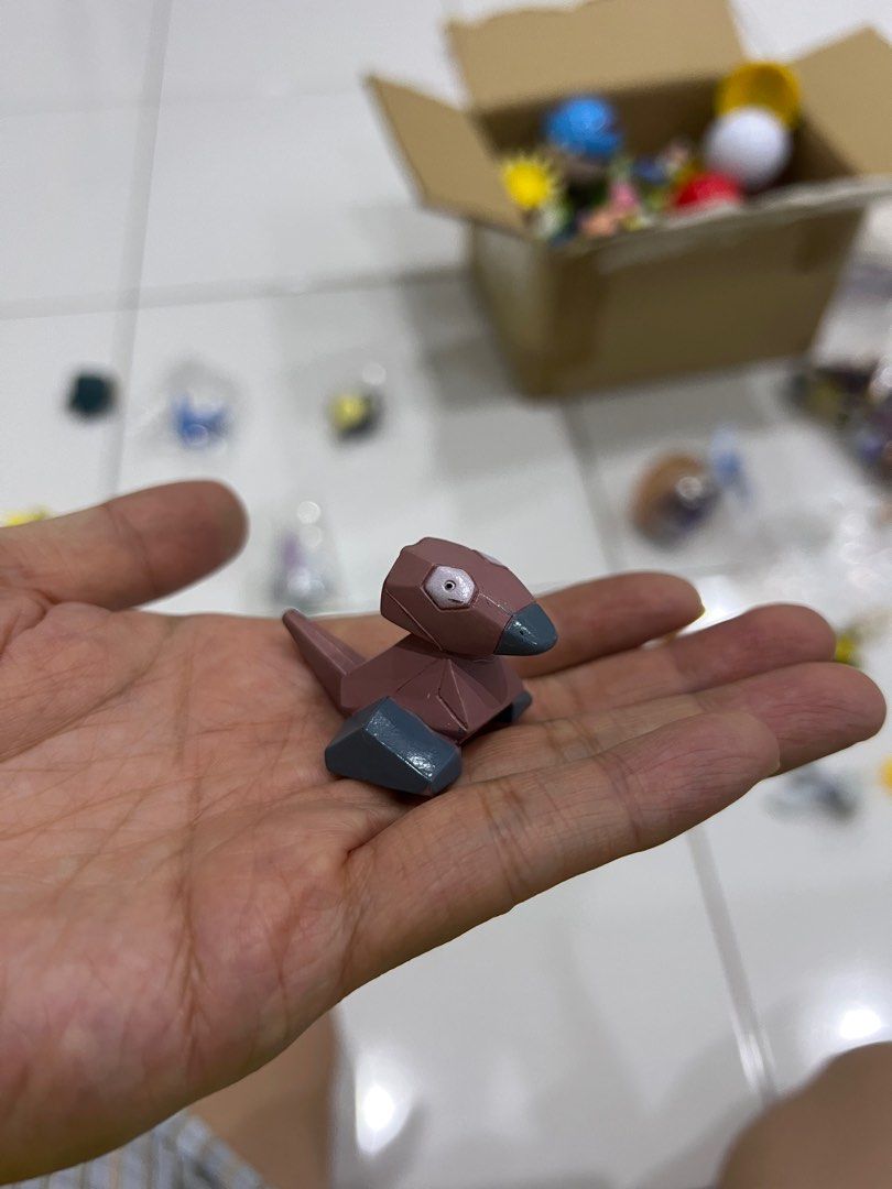 Figurine Pokemon Porygon De Tomy - Occasion - Collection Dessin Animé